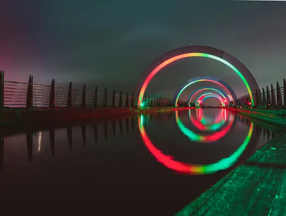 Wheel lit up - Cut down